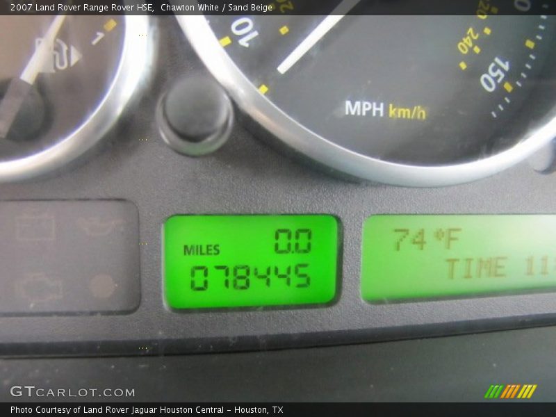 Chawton White / Sand Beige 2007 Land Rover Range Rover HSE