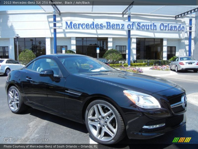 Black / Ash/Black 2013 Mercedes-Benz SLK 250 Roadster