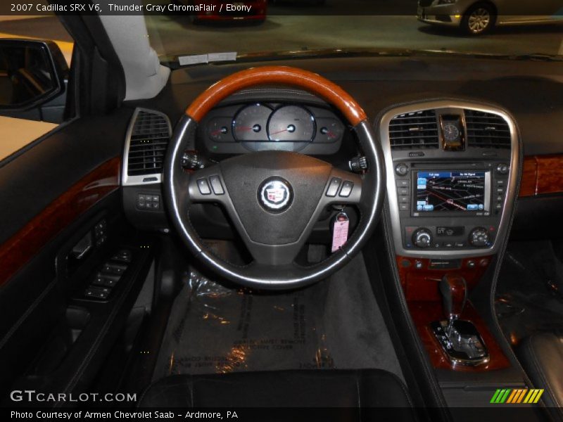 Thunder Gray ChromaFlair / Ebony 2007 Cadillac SRX V6