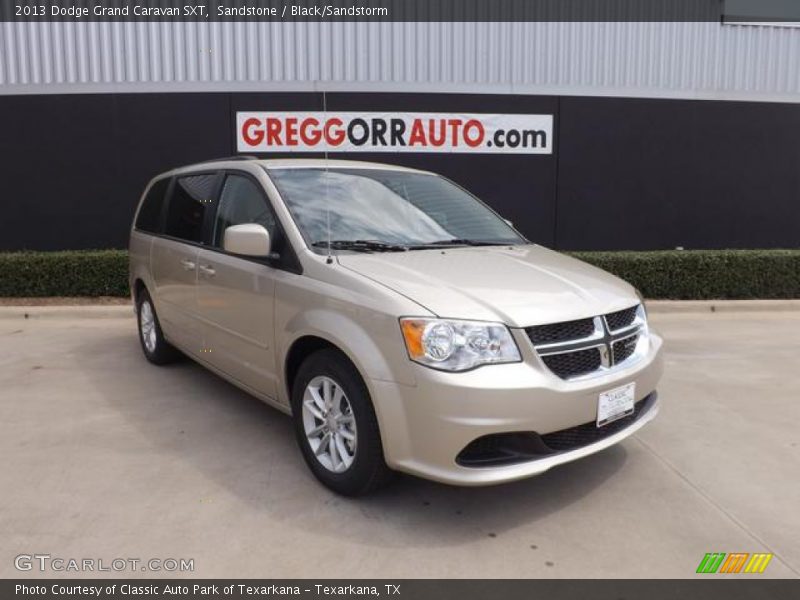 Sandstone / Black/Sandstorm 2013 Dodge Grand Caravan SXT