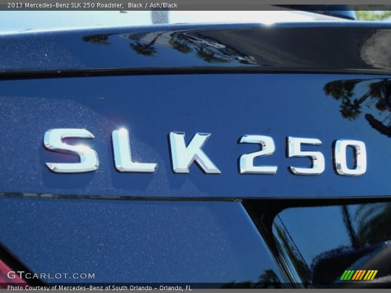 Black / Ash/Black 2013 Mercedes-Benz SLK 250 Roadster