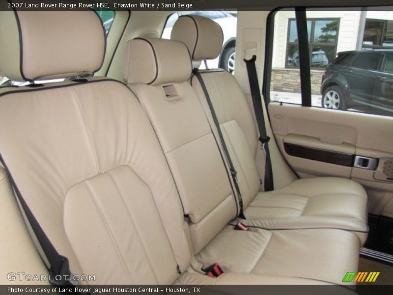Rear Seat of 2007 Range Rover HSE