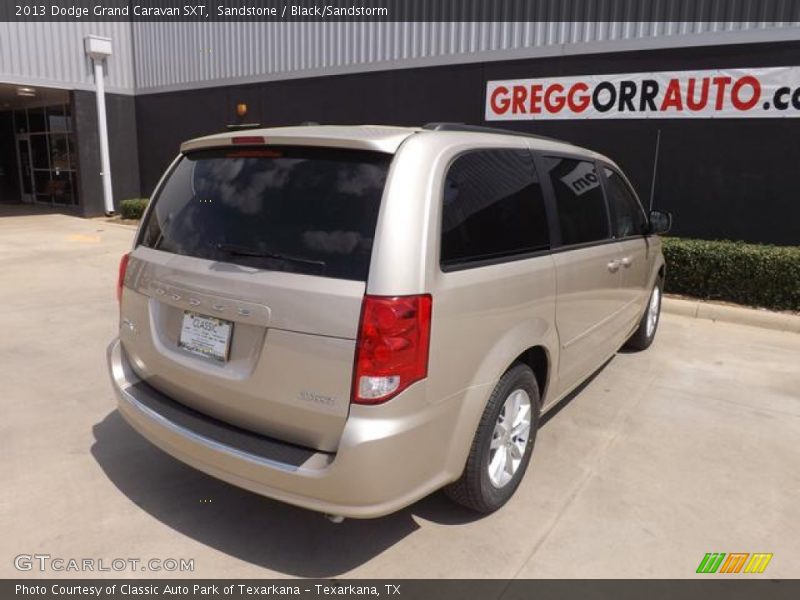 Sandstone / Black/Sandstorm 2013 Dodge Grand Caravan SXT