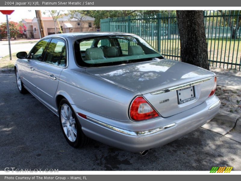 Platinum Silver Metallic / Sand 2004 Jaguar XJ XJ8