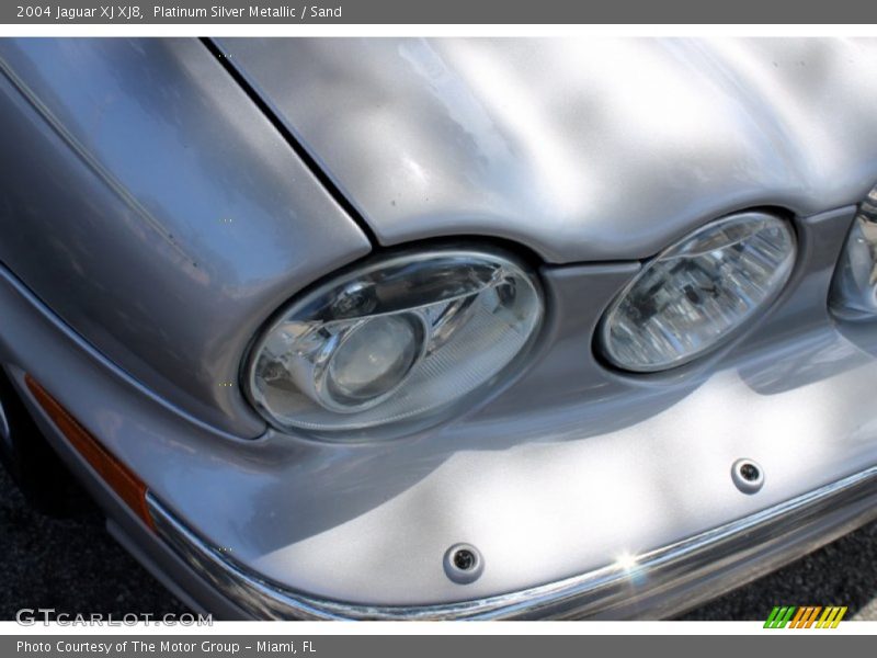 Platinum Silver Metallic / Sand 2004 Jaguar XJ XJ8