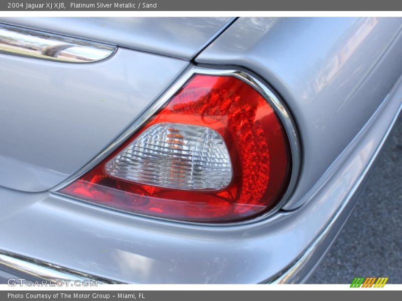 Platinum Silver Metallic / Sand 2004 Jaguar XJ XJ8
