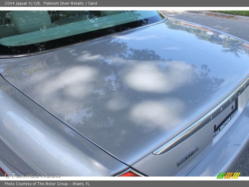 Platinum Silver Metallic / Sand 2004 Jaguar XJ XJ8
