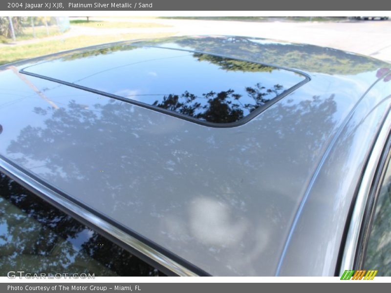 Platinum Silver Metallic / Sand 2004 Jaguar XJ XJ8