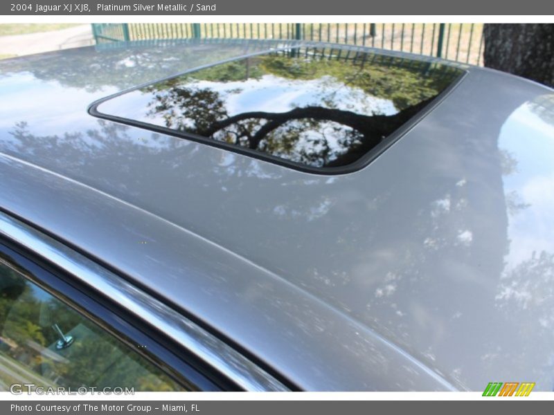 Platinum Silver Metallic / Sand 2004 Jaguar XJ XJ8