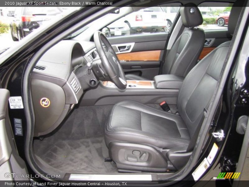 Ebony Black / Warm Charcoal 2010 Jaguar XF Sport Sedan