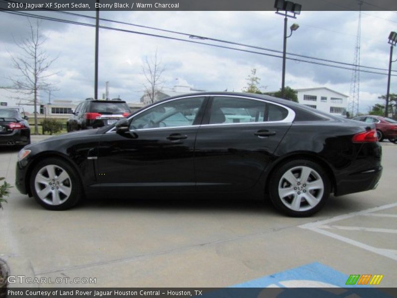 Ebony Black / Warm Charcoal 2010 Jaguar XF Sport Sedan