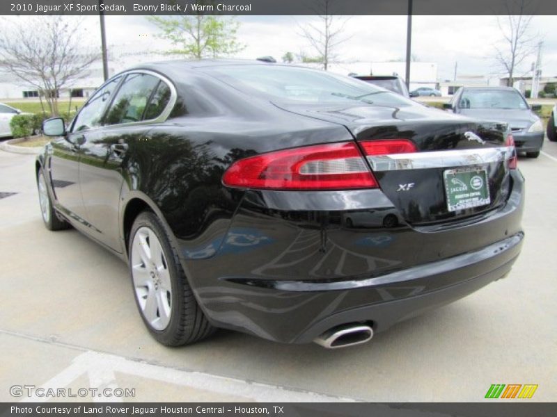 Ebony Black / Warm Charcoal 2010 Jaguar XF Sport Sedan