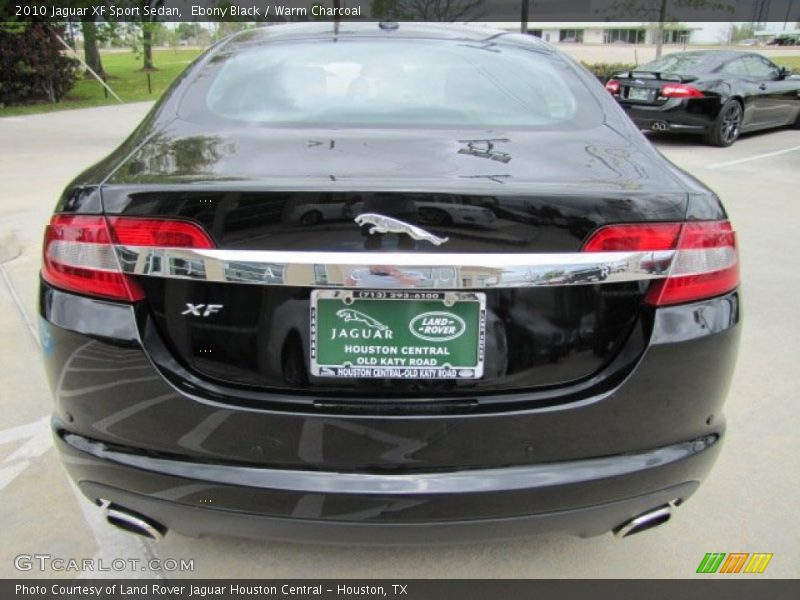 Ebony Black / Warm Charcoal 2010 Jaguar XF Sport Sedan