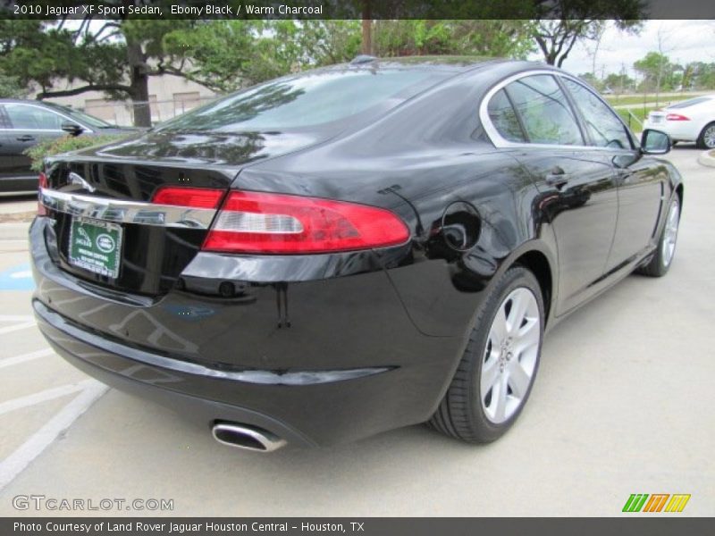 Ebony Black / Warm Charcoal 2010 Jaguar XF Sport Sedan