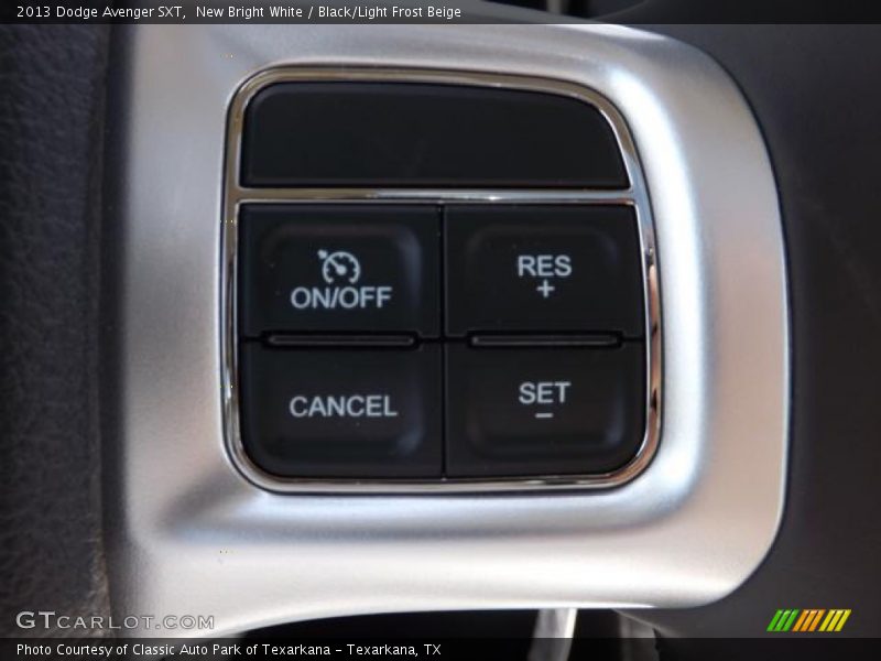 New Bright White / Black/Light Frost Beige 2013 Dodge Avenger SXT