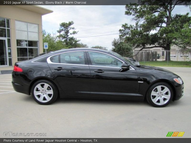 Ebony Black / Warm Charcoal 2010 Jaguar XF Sport Sedan