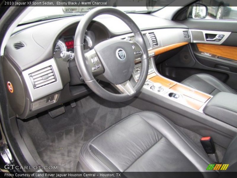 Ebony Black / Warm Charcoal 2010 Jaguar XF Sport Sedan
