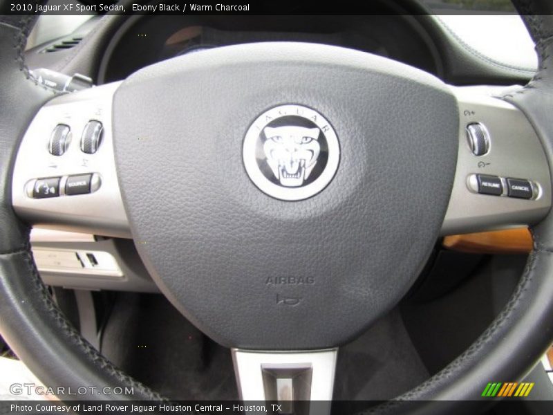 Ebony Black / Warm Charcoal 2010 Jaguar XF Sport Sedan