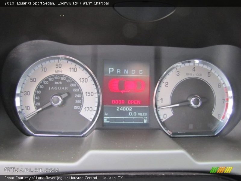Ebony Black / Warm Charcoal 2010 Jaguar XF Sport Sedan