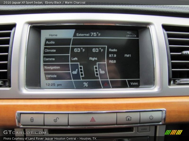 Ebony Black / Warm Charcoal 2010 Jaguar XF Sport Sedan