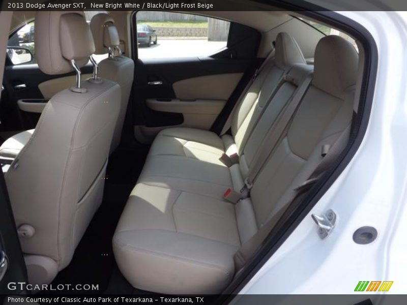New Bright White / Black/Light Frost Beige 2013 Dodge Avenger SXT