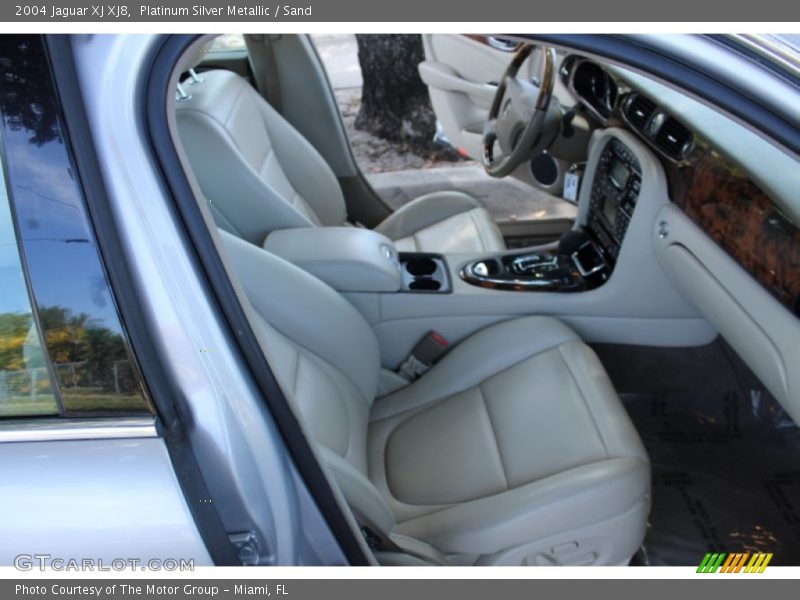 Platinum Silver Metallic / Sand 2004 Jaguar XJ XJ8
