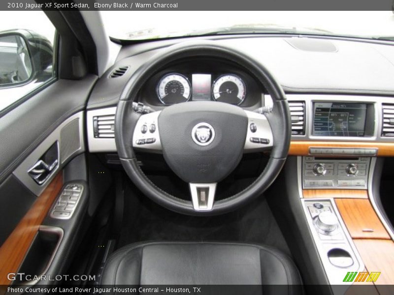 Ebony Black / Warm Charcoal 2010 Jaguar XF Sport Sedan