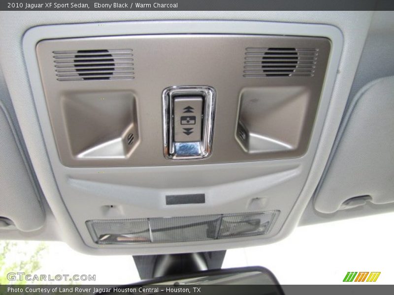 Ebony Black / Warm Charcoal 2010 Jaguar XF Sport Sedan