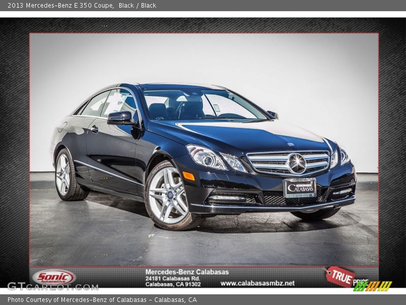 Black / Black 2013 Mercedes-Benz E 350 Coupe