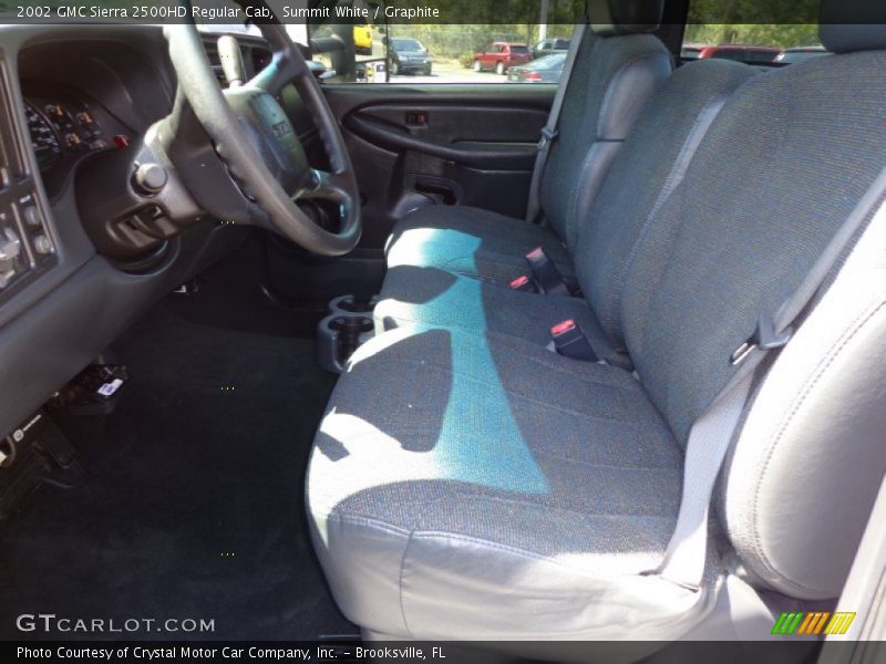 Summit White / Graphite 2002 GMC Sierra 2500HD Regular Cab