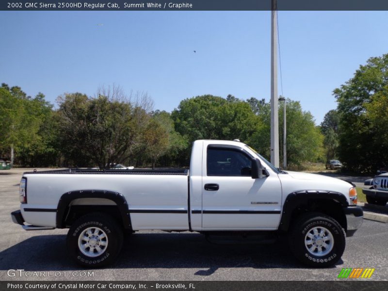 Summit White / Graphite 2002 GMC Sierra 2500HD Regular Cab