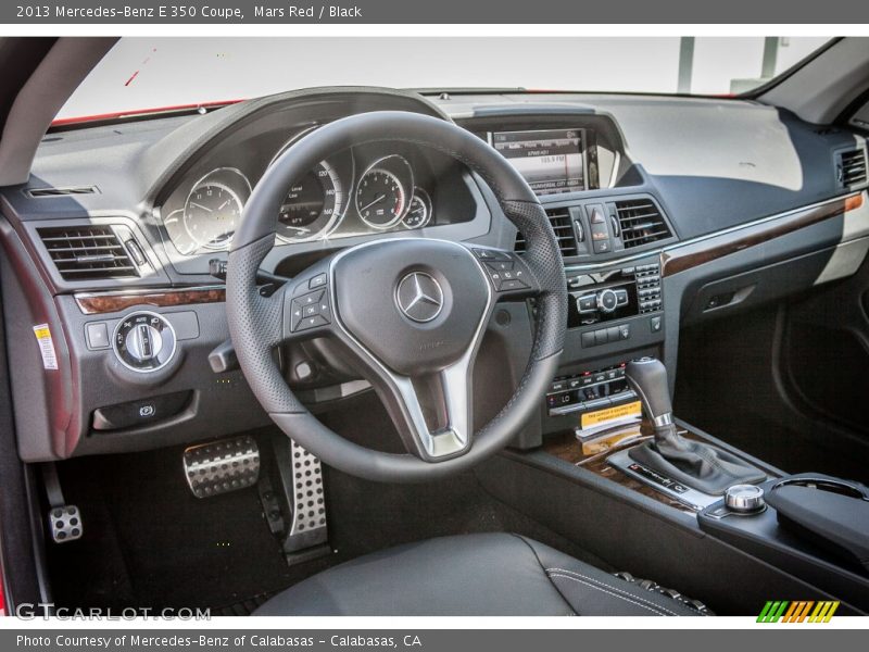 Mars Red / Black 2013 Mercedes-Benz E 350 Coupe