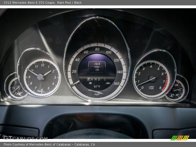 Mars Red / Black 2013 Mercedes-Benz E 350 Coupe