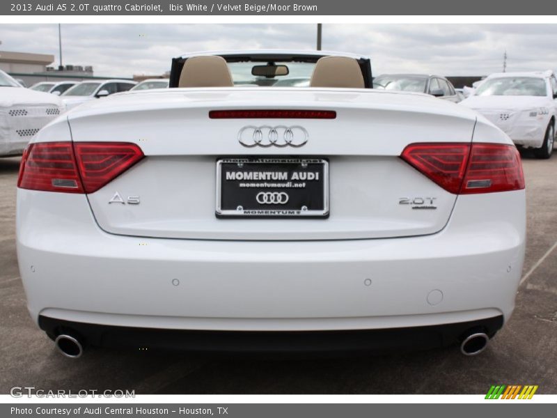 Ibis White / Velvet Beige/Moor Brown 2013 Audi A5 2.0T quattro Cabriolet