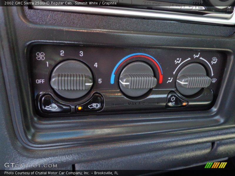 Summit White / Graphite 2002 GMC Sierra 2500HD Regular Cab