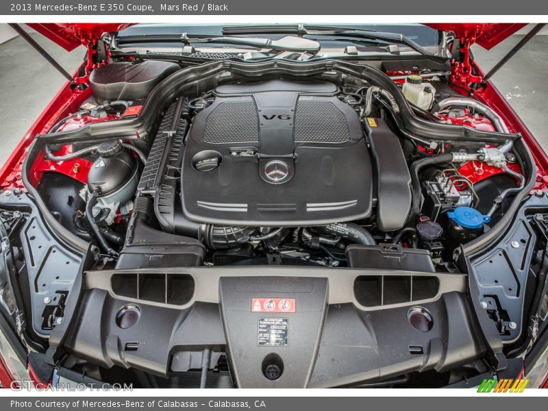 Mars Red / Black 2013 Mercedes-Benz E 350 Coupe