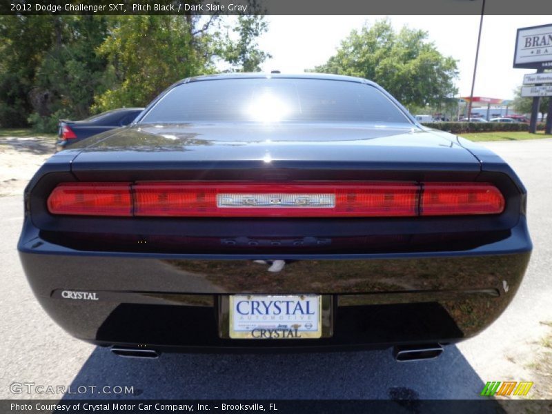 Pitch Black / Dark Slate Gray 2012 Dodge Challenger SXT
