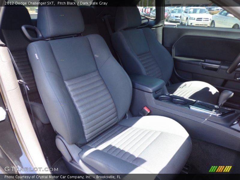 Pitch Black / Dark Slate Gray 2012 Dodge Challenger SXT