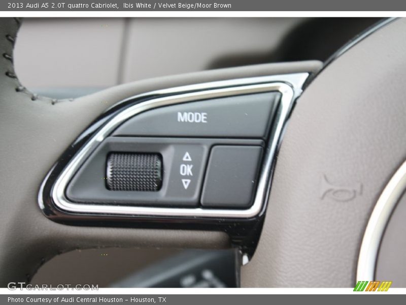 Ibis White / Velvet Beige/Moor Brown 2013 Audi A5 2.0T quattro Cabriolet