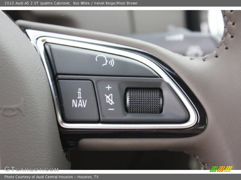 Ibis White / Velvet Beige/Moor Brown 2013 Audi A5 2.0T quattro Cabriolet