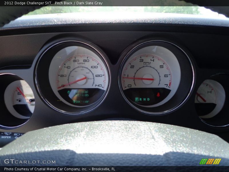 Pitch Black / Dark Slate Gray 2012 Dodge Challenger SXT