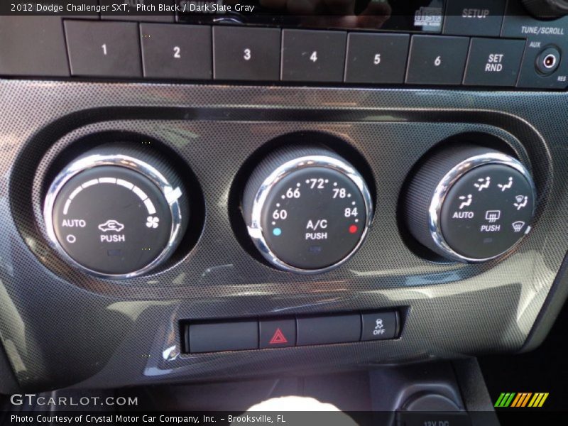 Pitch Black / Dark Slate Gray 2012 Dodge Challenger SXT