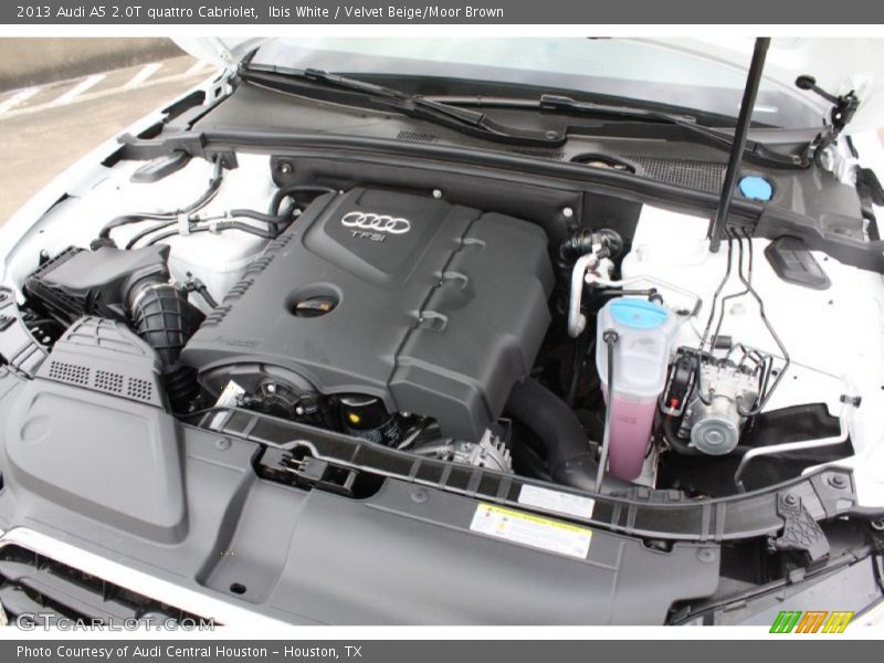 Ibis White / Velvet Beige/Moor Brown 2013 Audi A5 2.0T quattro Cabriolet