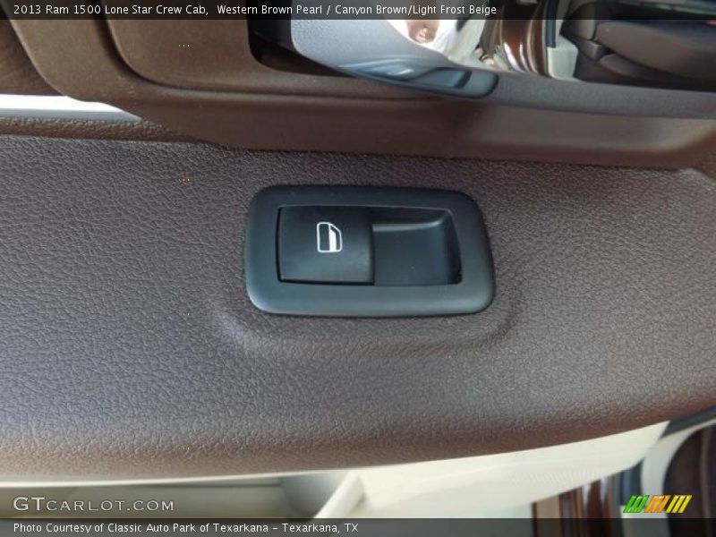 Western Brown Pearl / Canyon Brown/Light Frost Beige 2013 Ram 1500 Lone Star Crew Cab