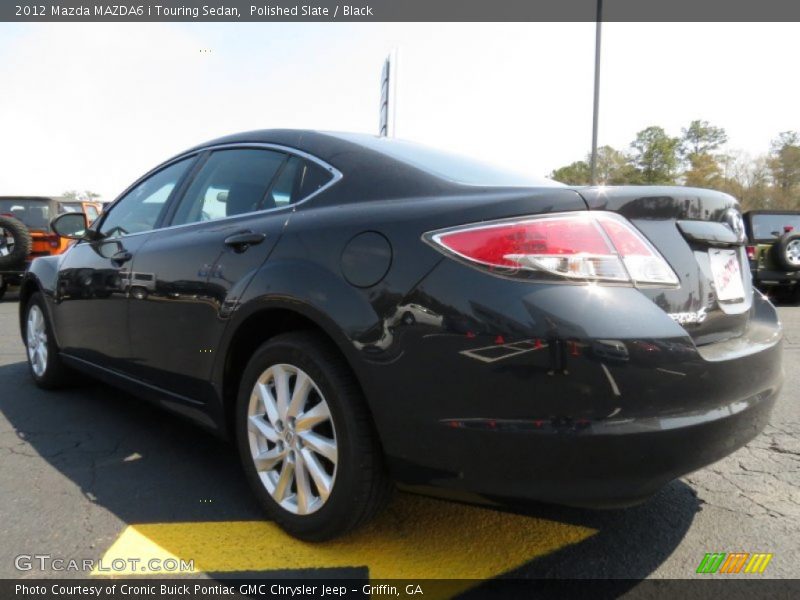Polished Slate / Black 2012 Mazda MAZDA6 i Touring Sedan