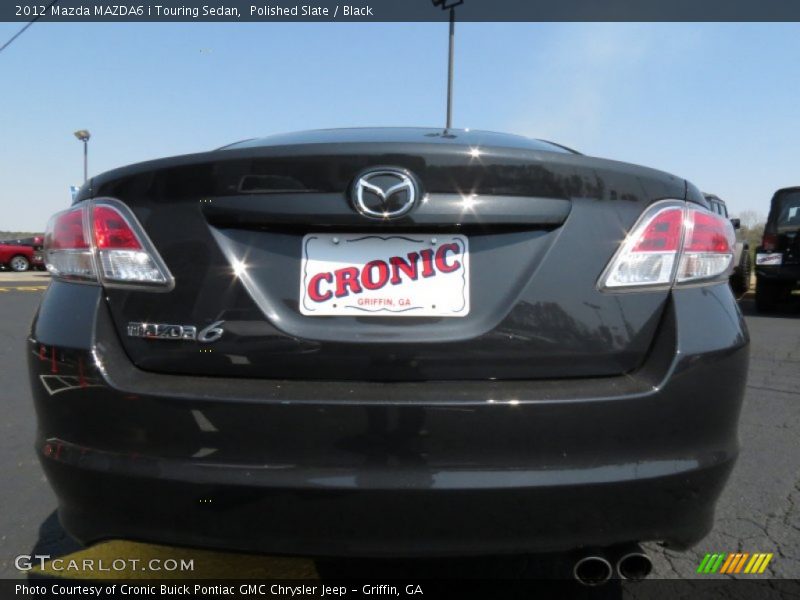 Polished Slate / Black 2012 Mazda MAZDA6 i Touring Sedan