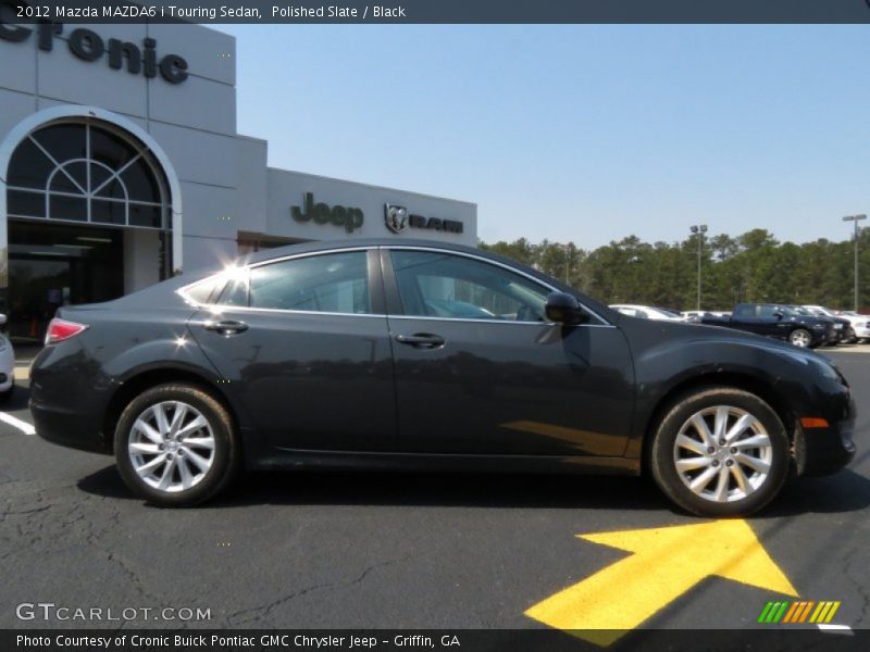 Polished Slate / Black 2012 Mazda MAZDA6 i Touring Sedan