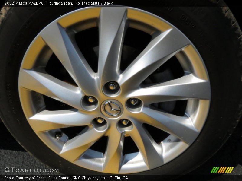 Polished Slate / Black 2012 Mazda MAZDA6 i Touring Sedan