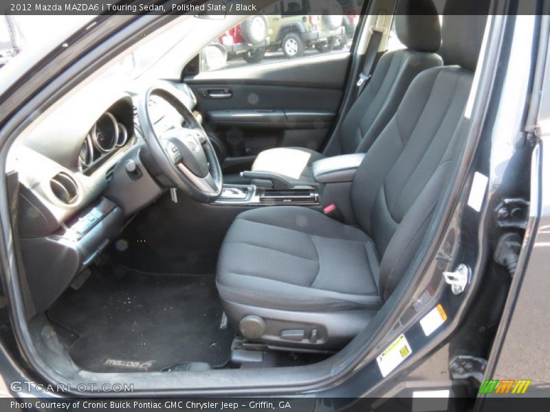 Polished Slate / Black 2012 Mazda MAZDA6 i Touring Sedan