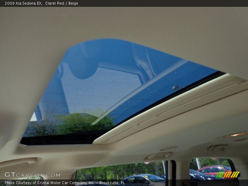Claret Red / Beige 2009 Kia Sedona EX
